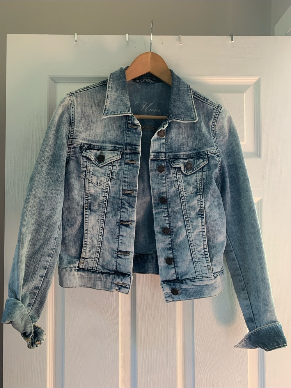 Mavi Light Blue Washed Denim Jacket